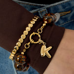 DIY initial letter jewelry charm