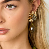 Drop Earrings Flower Vacation Gathering/Party Luxurious Series Women's jewelry