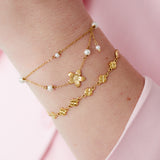 Double trouble flower Bracelet