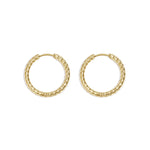 Small Stainless Steel Patterned Earrings
