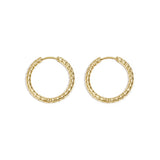 Small Stainless Steel Patterned Earrings