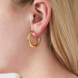 Chic Hoop Clip Earrings