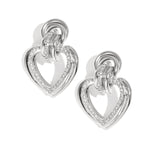 Iron Drop Earrings Heart Elegant Christmas Luxurious Series Women's jewelry