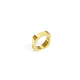 Stainless Steel Minimalist Rings rectangle Simple Daily Simple Series Women's jewelry