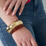 Solid shine bangle