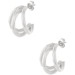 Stainless Steel Hoop Earrings Geometric Daily Daily