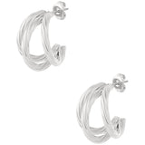 Stainless Steel Hoop Earrings Geometric Daily Daily
