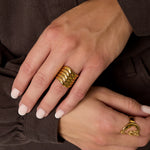 Ring multi-layered bi-color