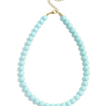 Necklace with medium beads-10mm