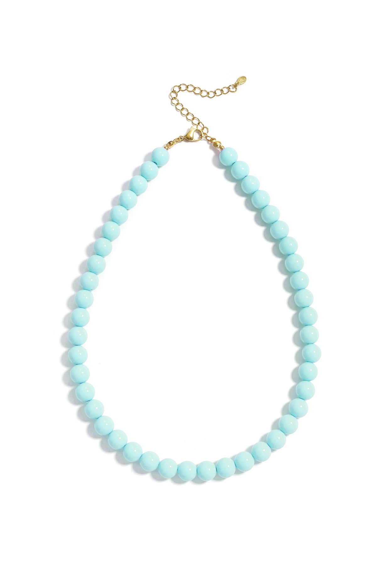 Necklace with medium beads-10mm