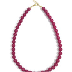 Necklace with medium beads-10mm