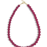 Necklace with medium beads-10mm