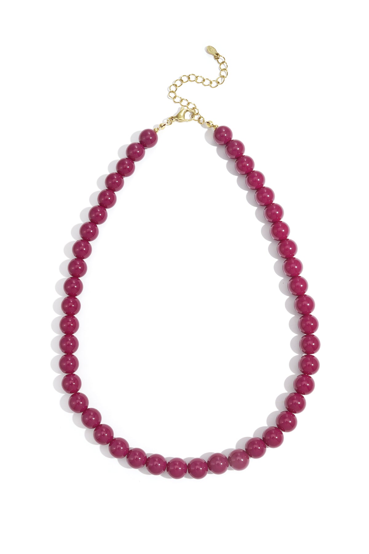 Necklace with medium beads-10mm