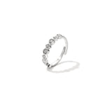 Ring with different shapes and stones