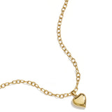 Stainless Steel Pendant necklaces Heart Casual Daily Simple Series Women's jewelry