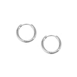 Earrings Little Hoops 1,6cm Gold Color Stainless Steel