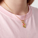 Chunky heart DIY necklace