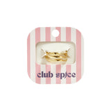 3-layer ring with wavy effect