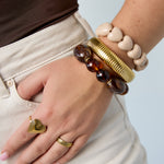 13-Bead Small Heart Bracelet