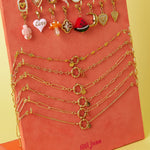 2-in-1 necklace and bracelet with varying links
