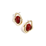 Alloy Stud Earrings Irregular Shape Retro Daily Simple Series Women's jewelry
