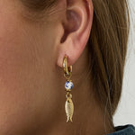 Stainless Steel Dangle Earrings fish Casual Holiday/Beach Simple Series Women's jewelry