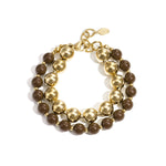 Linked bead bracelets