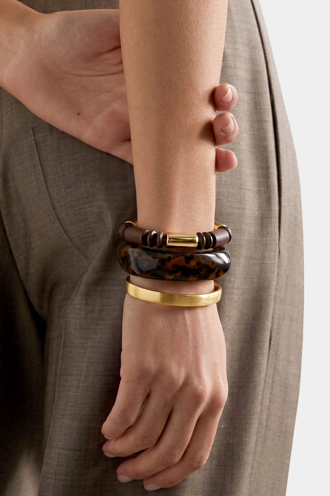 Wood Beaded Bracelets Beads Retro Daily Simple Series Women's jewelry