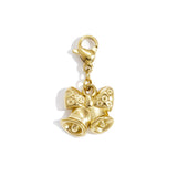 Jewelry charm Christmas bells DIY