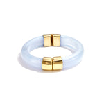 Chunky bangle with gold details