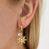 Stainless Steel Drop Earrings Sun/Moon Casual Daily Simple Series Women's jewelry