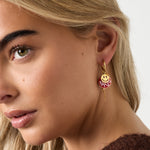 Stainless Steel Drop Earrings food Casual Daily Simple Series Women's jewelry