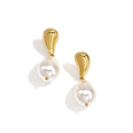 Stainless Steel Drop Earrings Irregular Shape Simple Daily Simple Series Women's jewelry