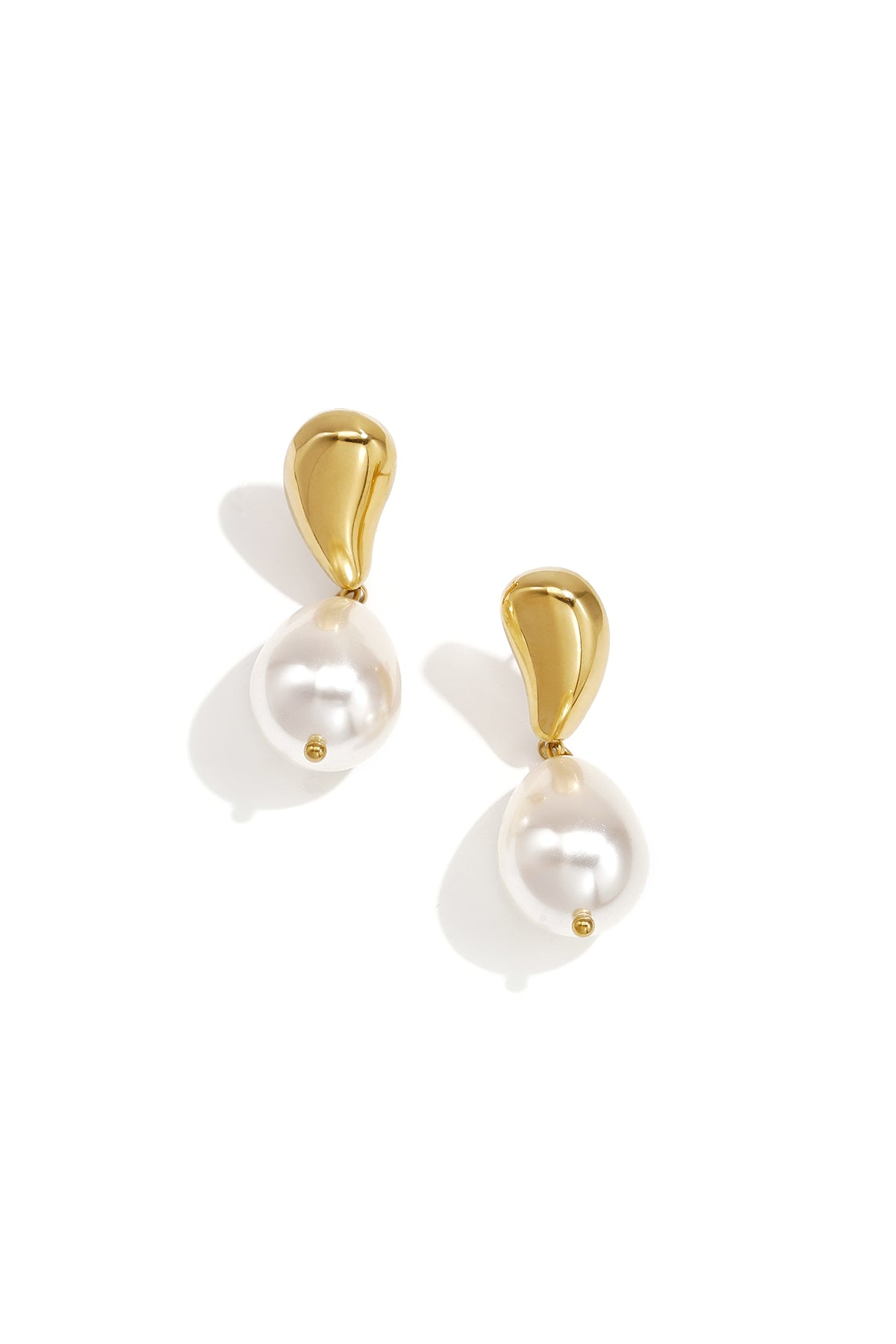 Stainless Steel Drop Earrings Irregular Shape Simple Daily Simple Series Women's jewelry