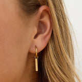 Stainless Steel Drop Earrings rectangle Casual Daily Simple Series Women's jewelry