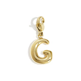 DIY initial letter jewelry charm