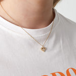 Rhinestone heart necklace