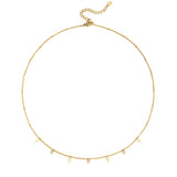 Stainless Steel Chain Necklaces Cross Casual Daily Simple Series Women's jewelry