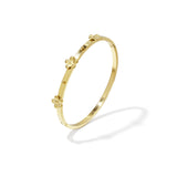 Bangle with floral details