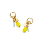 Stainless Steel Beads Earrings Ellipse Shape Cute Daily Simple Series Women's jewelry