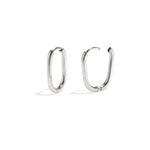 Oval hoops Stainless Steel