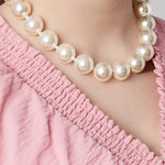 Pearl girl necklace 12mm-25mm
