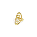 Stainless Steel Gemstone Rings lines Daily Daily Simple Series Women's jewelry