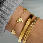 Charm Bracelets Heart Casual Daily Simple Series Women's jewelry