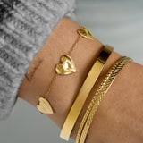 Charm Bracelets Heart Casual Daily Simple Series Women's jewelry