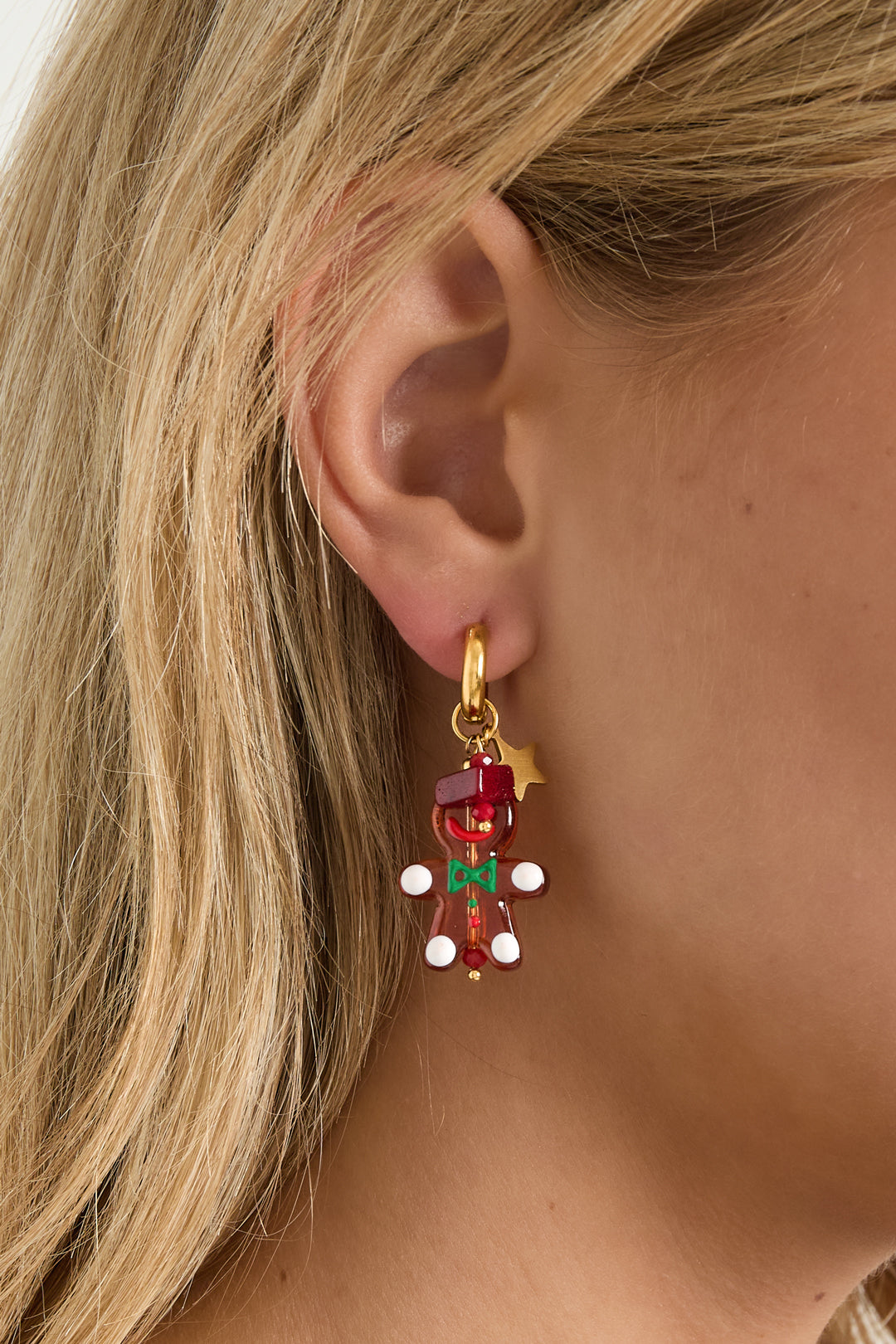 Stainless Steel Drop Earrings Star Casual Daily Simple Series Women's jewelry