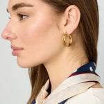 Stainless Steel Hoop Earrings circle Casual Daily Simple Series Women's jewelry