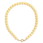 Beaded necklace with front closure - 12mm