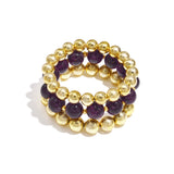 Bracelets set of 3 with beads
