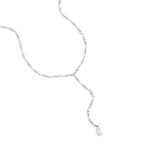 Necklace with hanging Rhinestone